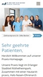 Mobile Screenshot of drbecker-erlangen.de